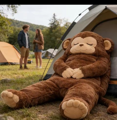 Sacco pelo scimmia peluche - a,